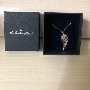 Danbury Mint Angel Wing Diamond Necklace